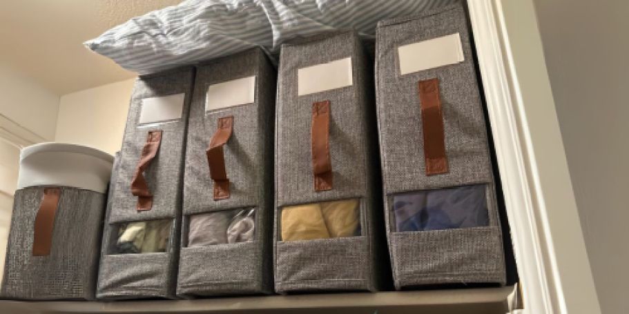 Bed Sheet Organizer 4-Pack Only $14.99 on Amazon (Reg. $40)