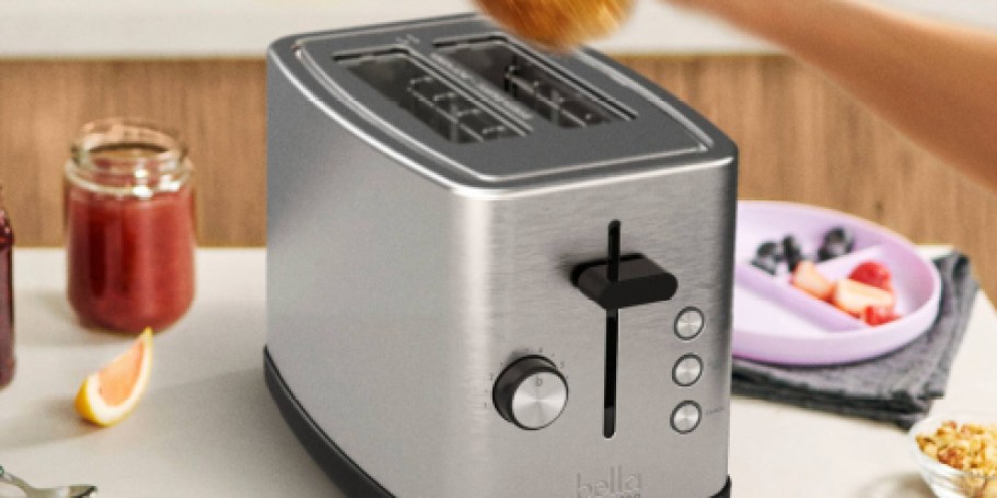 Bella Toaster Just $19.99 Shipped on BestBuy.online (Reg. $50) | Extra Wide Slots + Bagel Settings