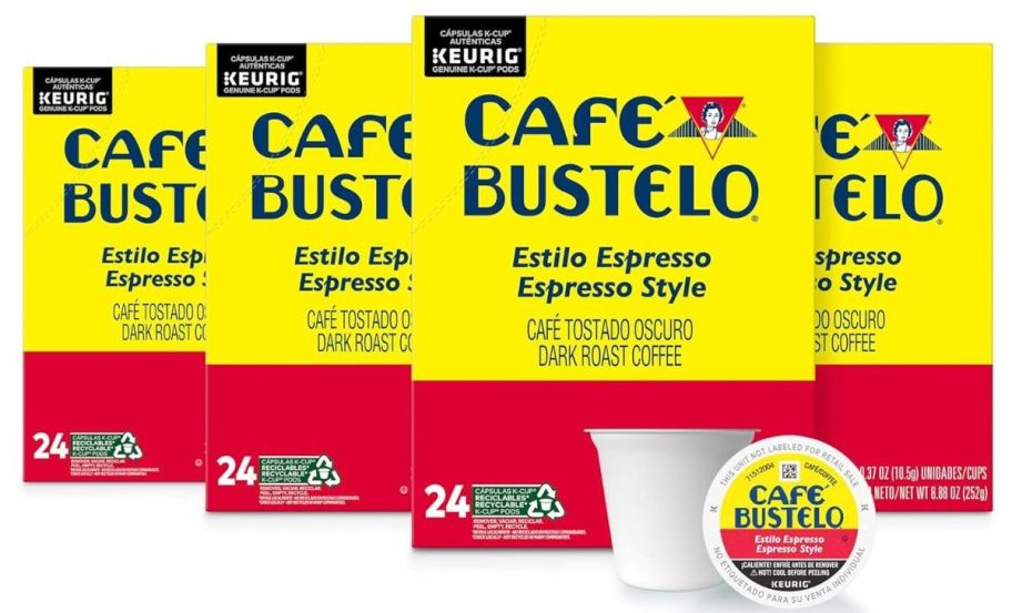 Café Bustelo Espresso K-Cups 96-Count stock image
