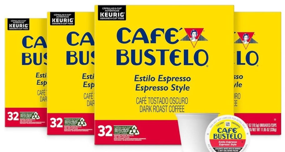 Café Bustelo Espresso K-Cups 128-Count stock image