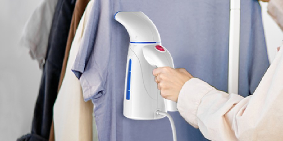 Handheld Clothes Steamer Just $12.99 Shipped on Amazon (Regularly $37)