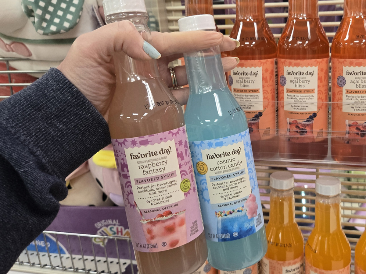 NEW $3 Favorite Day Syrups at Target (4 Sugar-Free Flavors for Summer!)