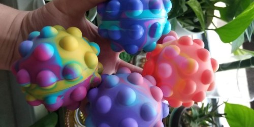 Pop Fidget Balls 4-Count Just $3.98 on Amazon (Reg. $10) | Fun Easter Basket Gift Idea!