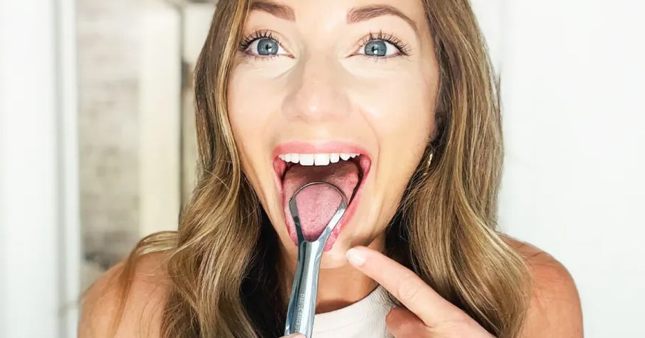 GuruNanda Tongue Scraper 2-Pack w/ Case Only $4 Shipped on Amazon