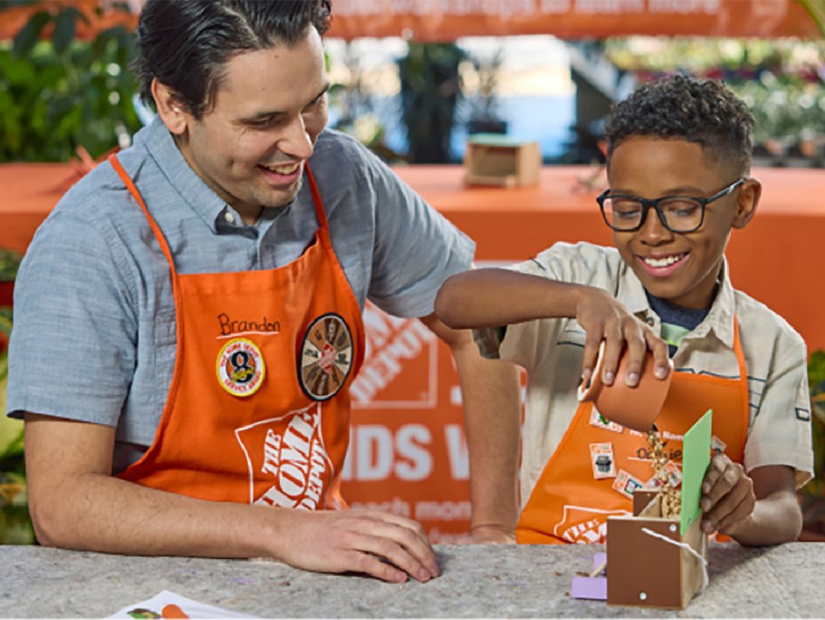 FREE Home Depot Kids Workshop on 5/3 – Register Now to Make a Birdie Buffet