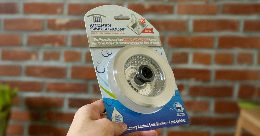 SinkShroom Kitchen Sink Drain Protector Just $5 on Amazon | No More Clogged Drains