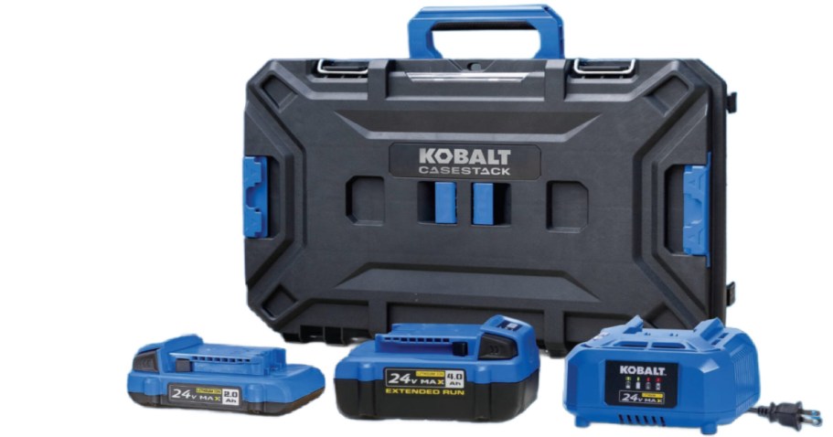 Kobalt Batteries, Charger, & Toolbox Just $69 Shipped on Lowes.online (Reg. $220)