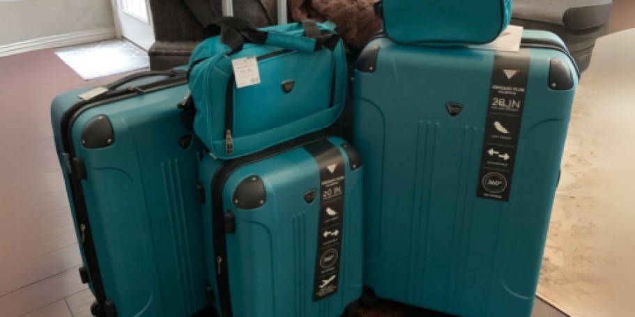 Travelers Club 5-Piece Hardside Luggage Set Only $79.99 Shipped for Prime Members