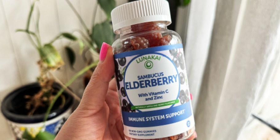Lunakai Sambucus Elderberry Gummies 60-Count Only $11.97 Shipped on Amazon (Reg. $30)