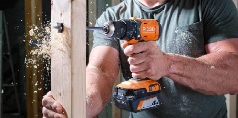 Up to 75% Off Home Depot Power Tools + Free Shipping (RIDGID, RYOBI, & More)
