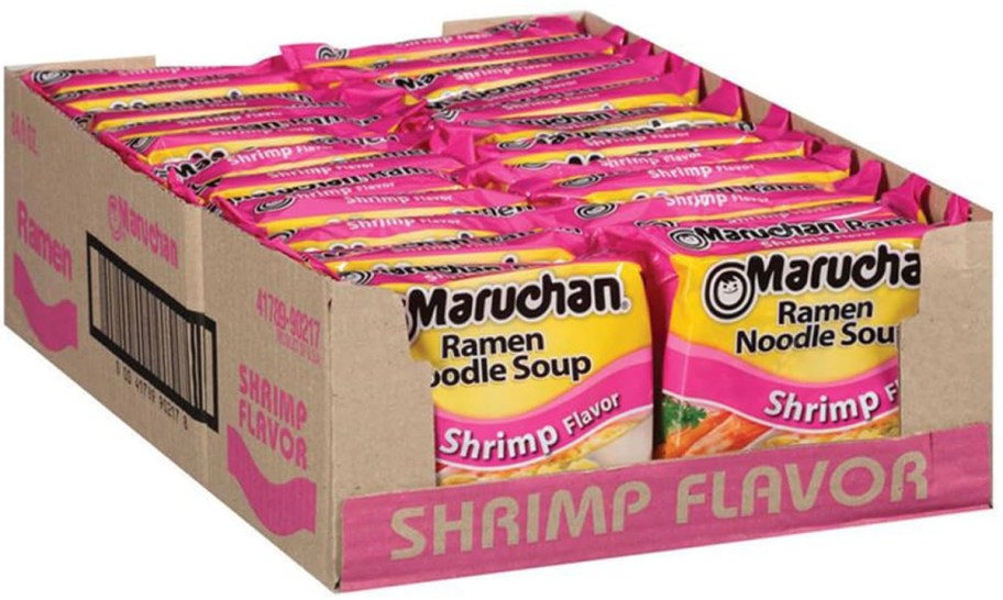 24 maruchan shrimp noodles in box