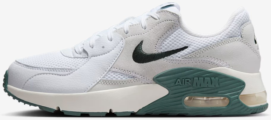 nike greena nd gray air max shoe
