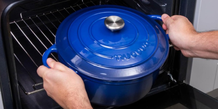Cast Iron Dutch Oven Only $39.98 Shipped on Amazon (onlinepare to Le Creuset!)