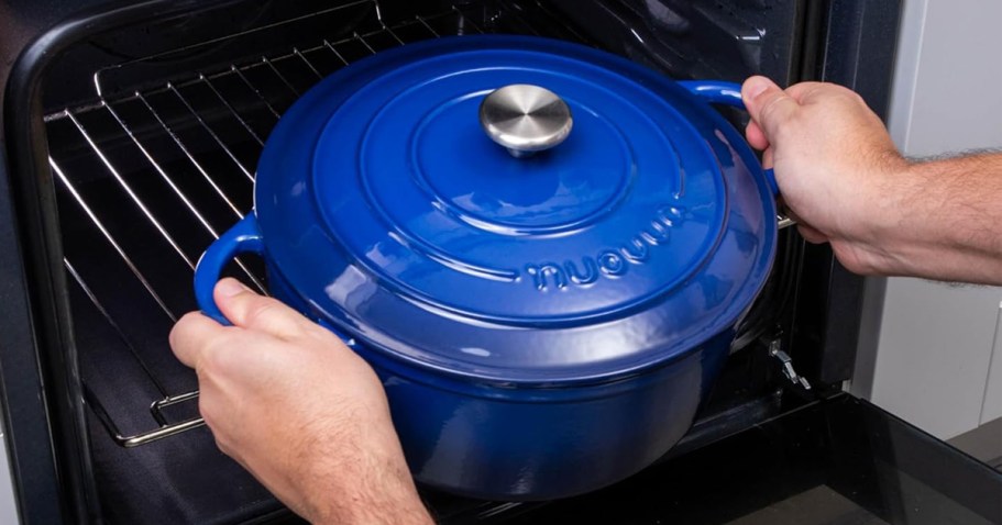 Cast Iron Dutch Oven Only $39.98 Shipped on Amazon (onlinepare to Le Creuset!)