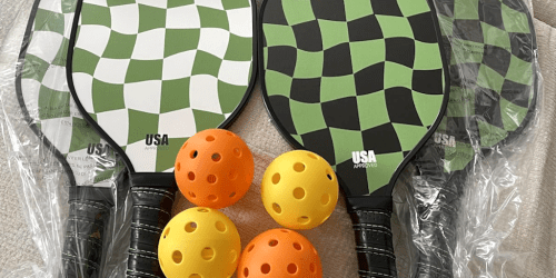 Pickleball Set w/ Paddles, Balls, & Carrying Bag Only $20.49 on Amazon (Reg. $36)