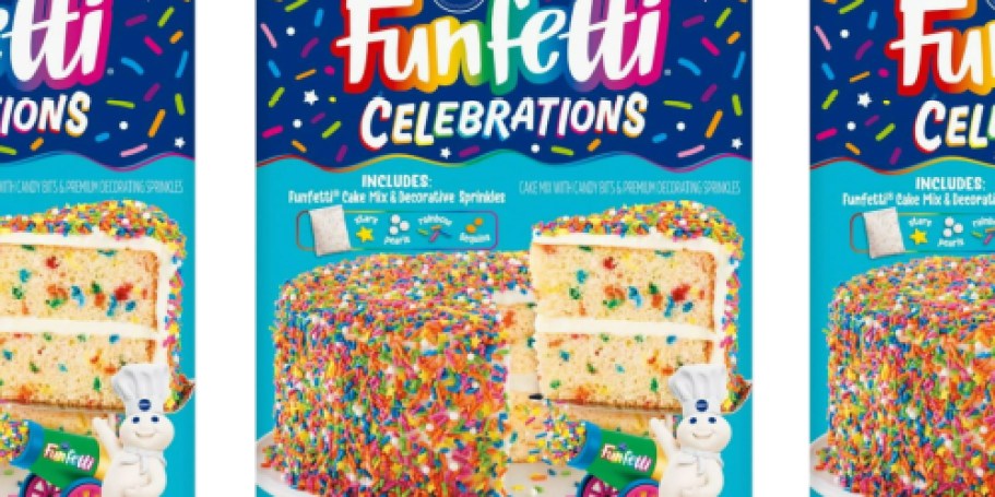 Pillsbury Funfetti Cake Mix AND Sprinkles Just $3.98 at Walmart (Make Viral Sprinkle Cake at Home!)