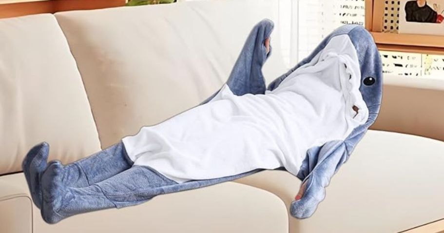 Shark Wearable Blanket Hoodie from $9.49 on Amazon (Reg. $30)