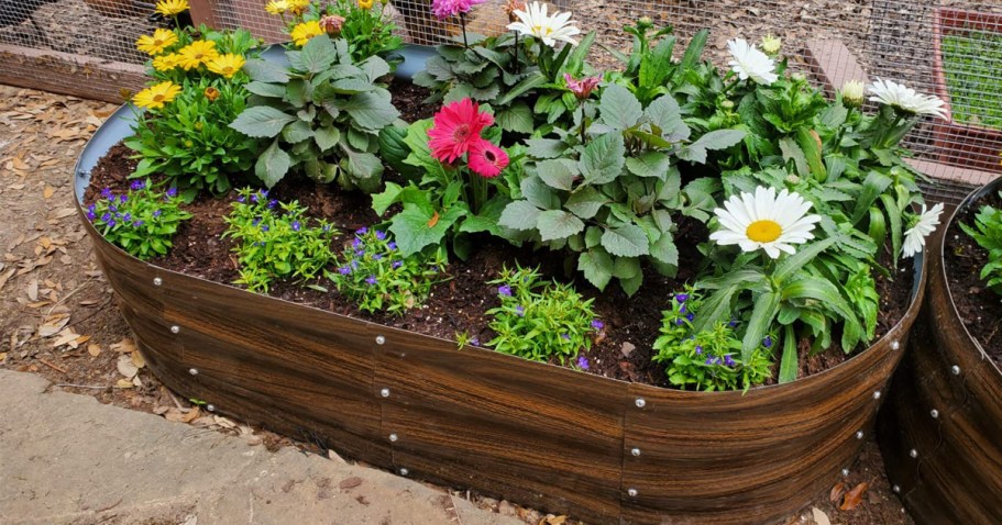 Galvanized Steel Raised Garden Bed Only $26 on Amazon