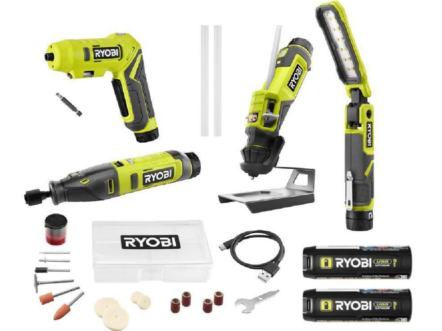 stock image of RYOBI USB Lithium Project Kit