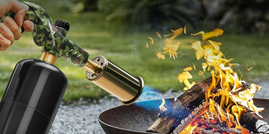 Propane Torch Only $19.99 Shipped on Amazon (Perfect for Searing Food & Weed Control!)