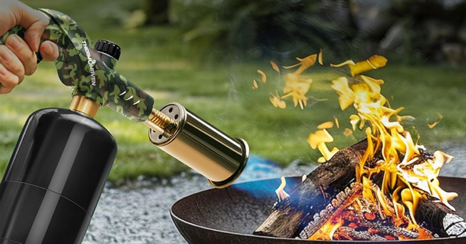 Propane Torch Only $19.99 Shipped on Amazon (Perfect for Searing Food, Weed Control & More!)