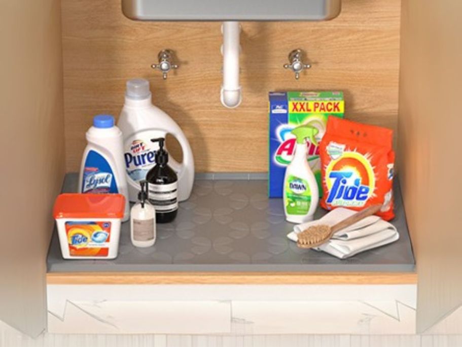 Under Sink Mat Just $9.99 on Amazon (Reg. $20) | So Many Uses!
