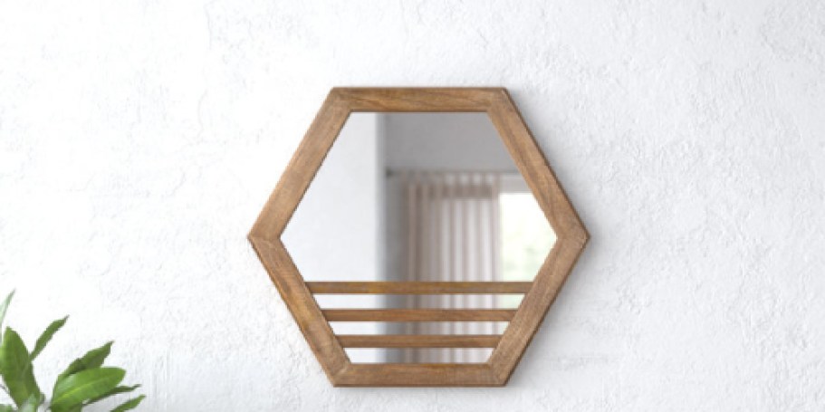 Up to 85% Off Wayfair’s Spring Cyber Week Sale + Free Shipping | Wooden Mirror $24 Shipped (Reg. $190)