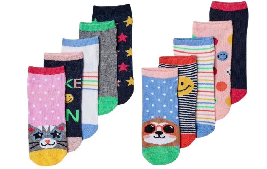 TWENTY Pairs of Wonder Nation Girls Socks Only $4.49 on Walmart.online