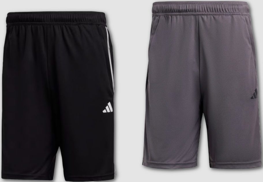 Stock images of two adidas men Train Essentials Piqué 3-Stripes Training Shorts