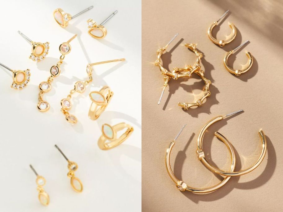 Two sets of earrings from Anthropologie