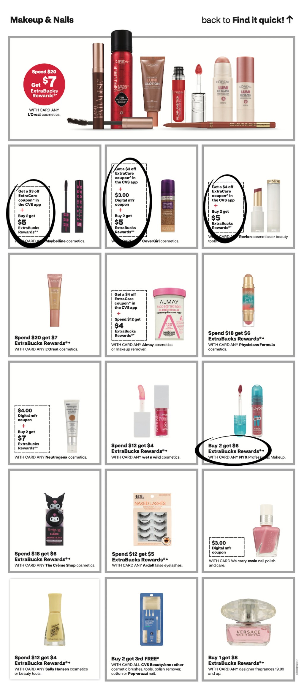 page from CVS ad