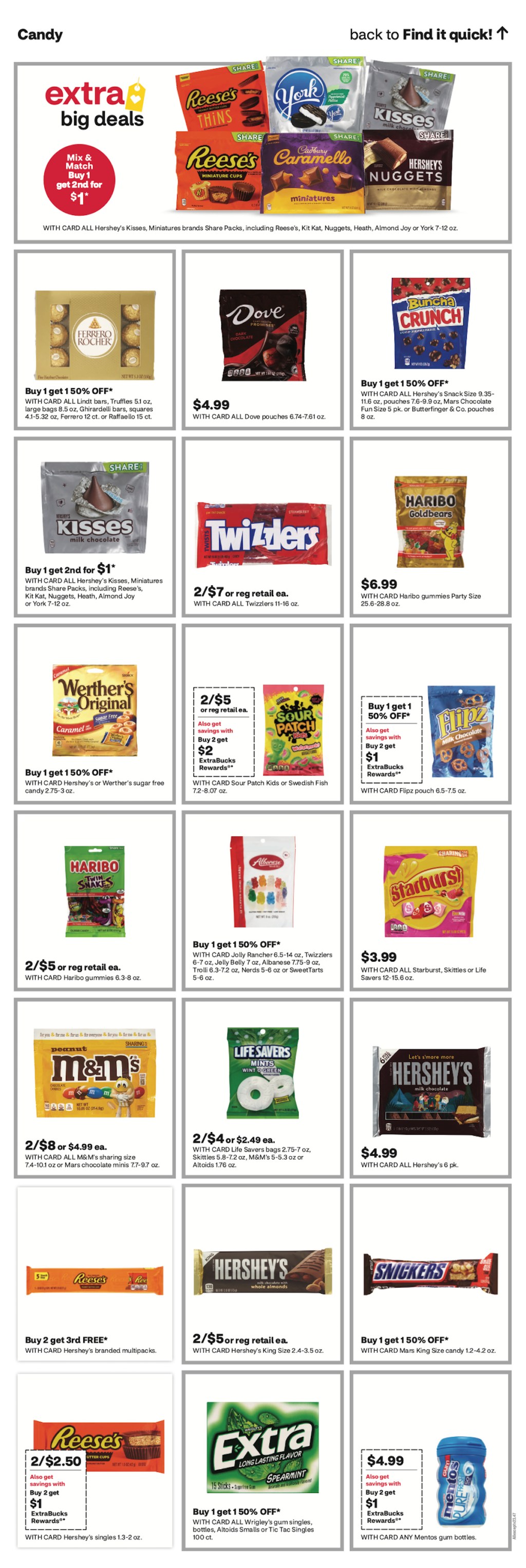 page from CVS ad