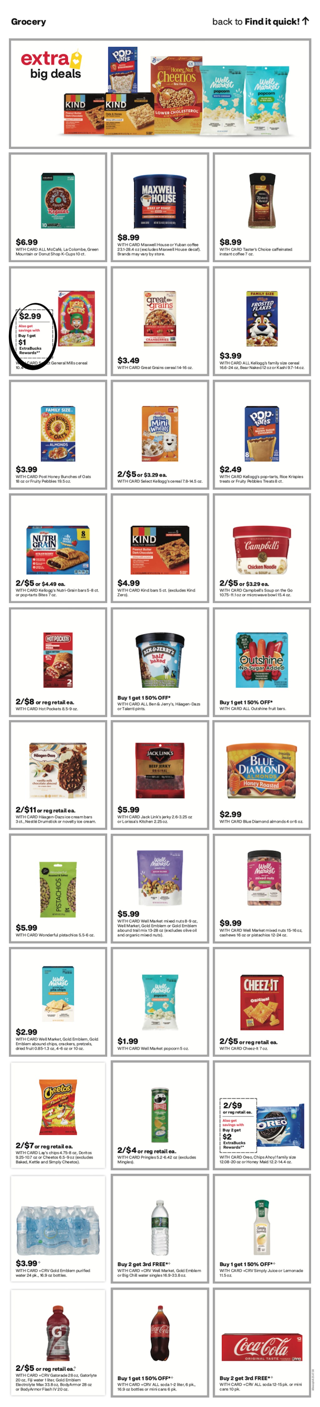 page from CVS ad