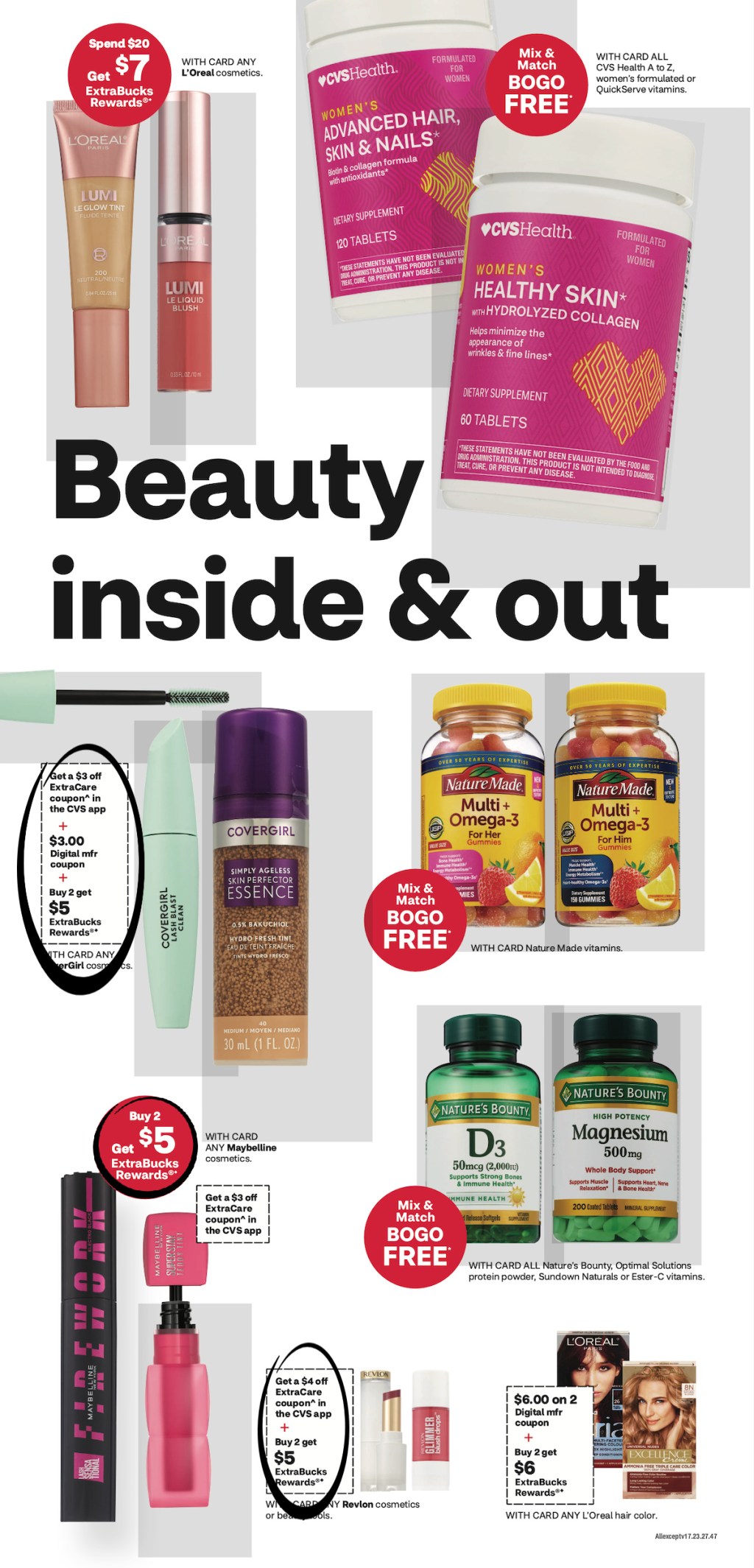 page from CVS ad