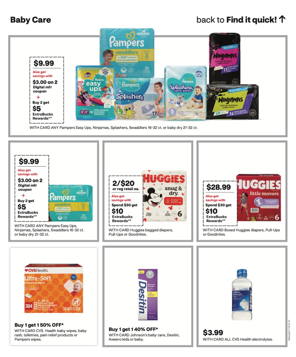 page from CVS ad