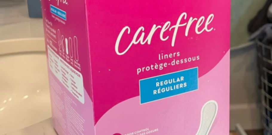 Carefree Panty Liners 120-Count Only $4.48 Shipped on Amazon (Reg. $9.50)