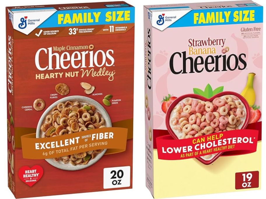 Cheerios Hearty Nut and Strawberry