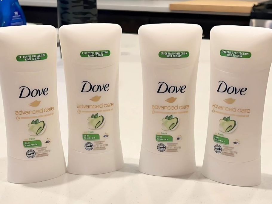 Dove Deodorant 4-Pack Only $10.48 Shipped on Amazon (Just $2.62 Each)