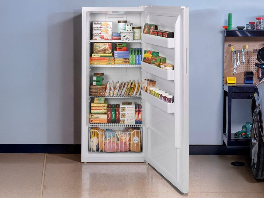 GE upright freezer