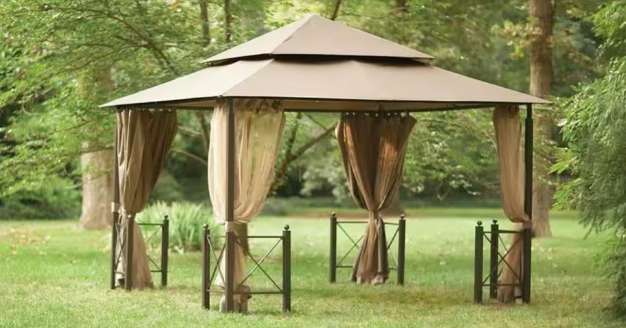 40% Off Home Depot Outdoor Gazebos + Free Shipping | Hampton Bay 12×12 Just $301 Shipped (Reg. $502)