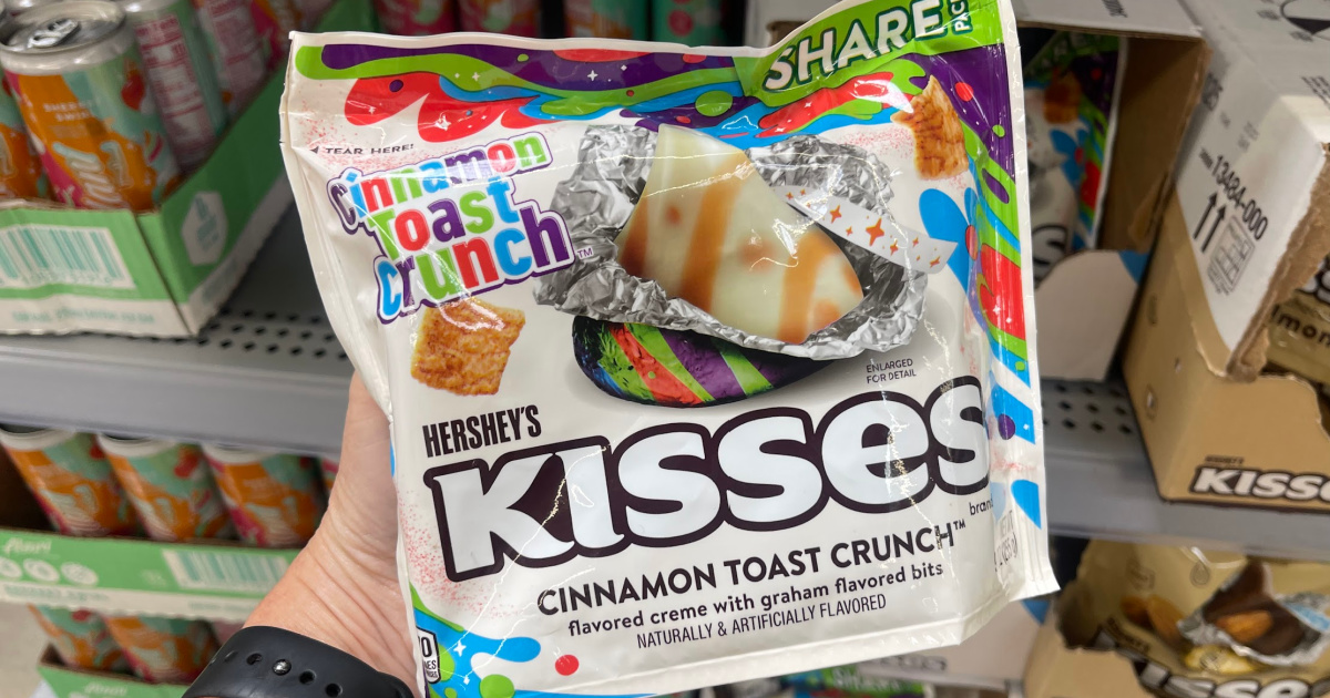 Hershey’s Kisses Cinnamon Toast Crunch Share Packs Only $4 Each at Target (Just Buy 2)