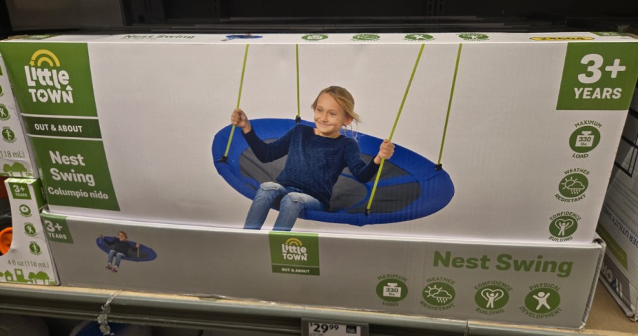 display of Little Town Nest Swing