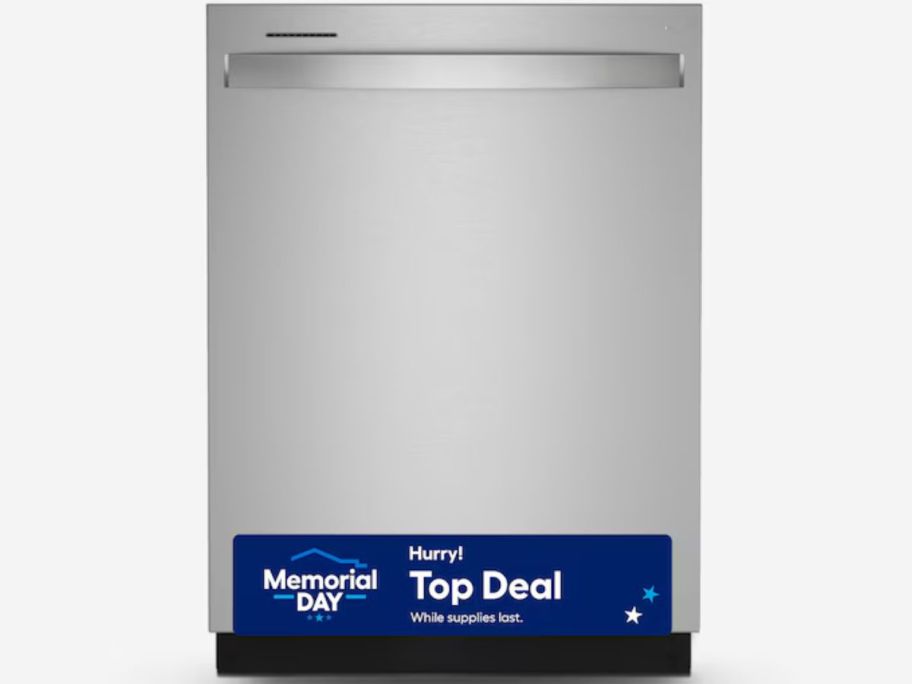 Whirlpool Eco Series 24" Dishwasher w/ Top Control in Stainless Steel