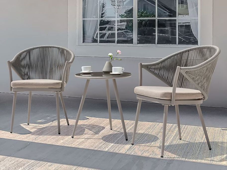 Nuu Garden 3-Piece Patio Bistro Set 