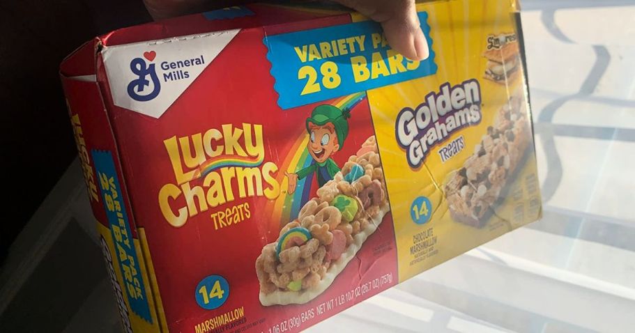 Lucky Charms & Golden Grahams Breakfast Bars 28-Count Only $5.93 Shipped on Amazon