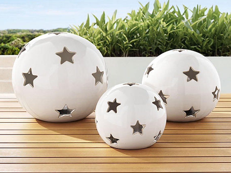Member's Mark Ceramic Globe LED Lighting Set of 3 