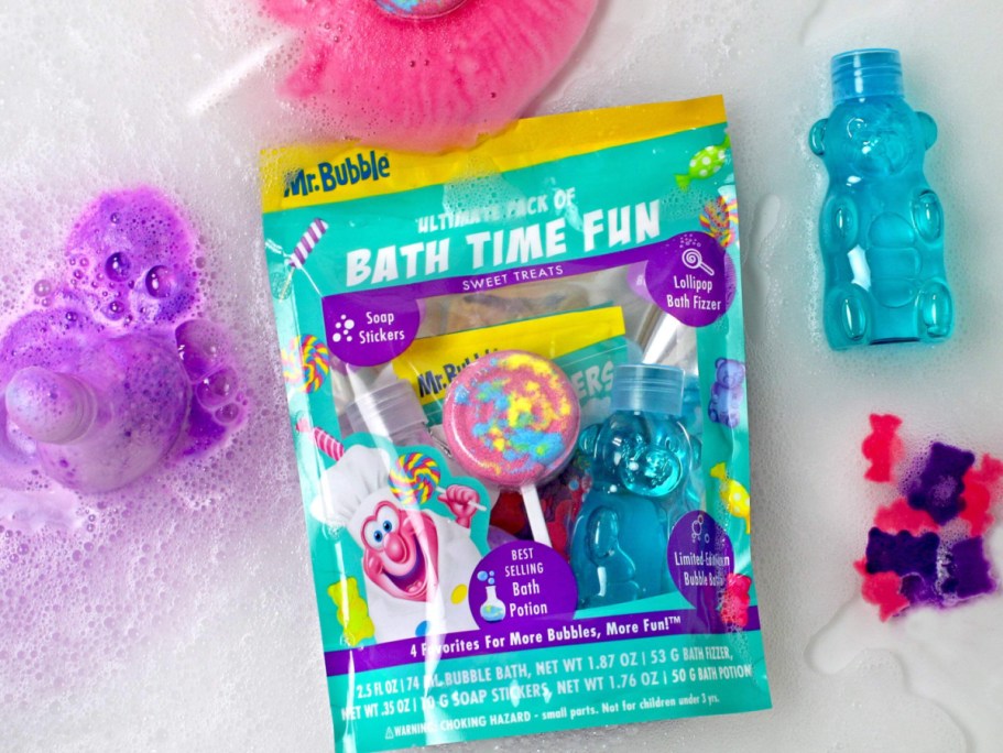 Mr. Bubble Bath Time Fun Pack Only $5.47 on Walmart.online – Includes 4 Products!