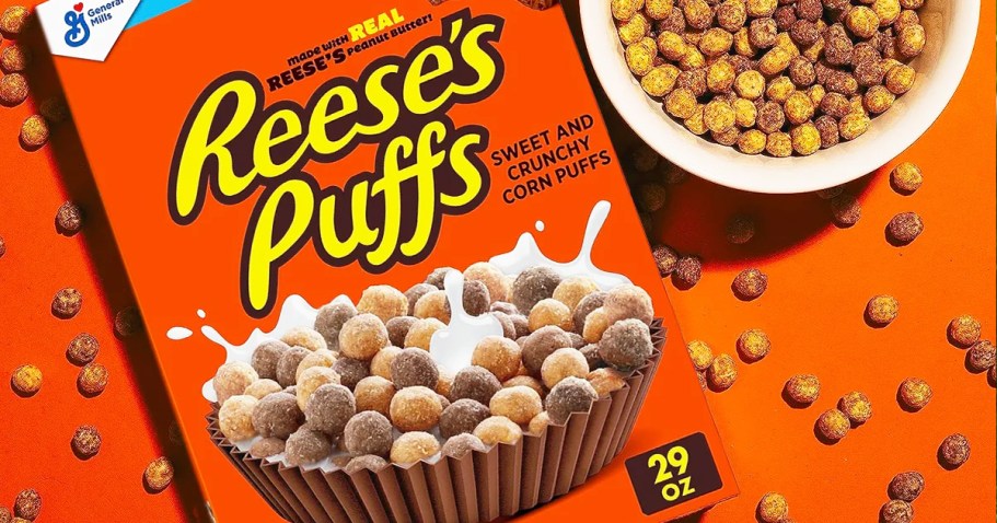 General Mills Mega Size Cereal Only $3.50 Shipped on Amazon (Reese’s Puffs, Cheerios, & More)