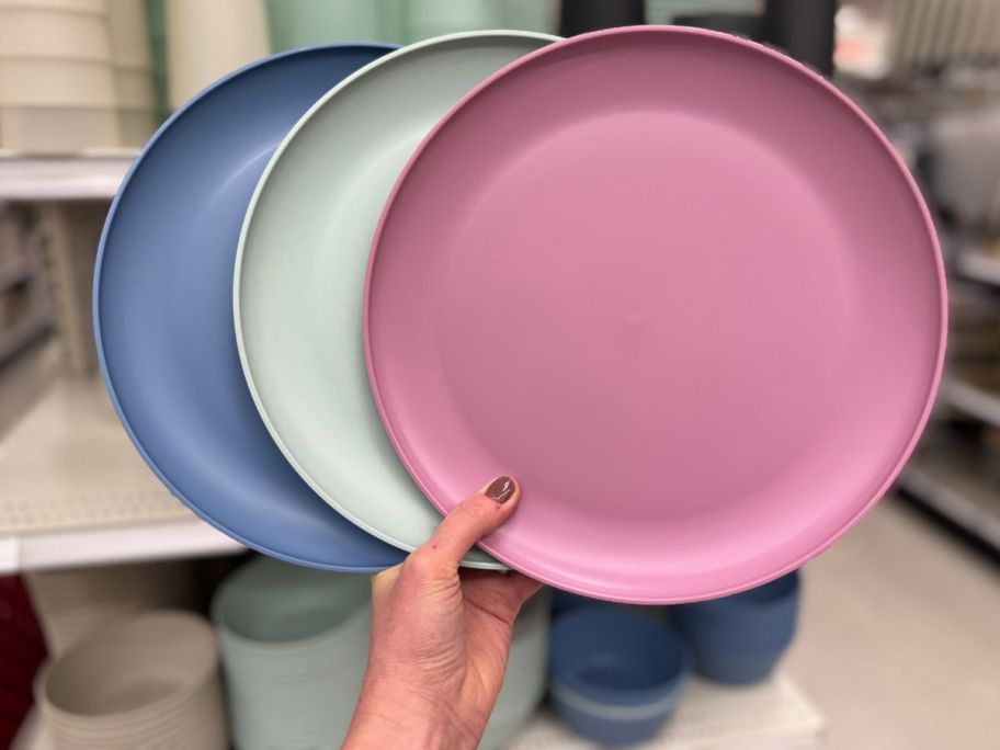 Colorful Plates at Target