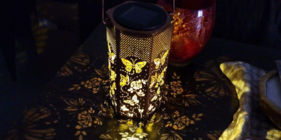 Outdoor Solar Lantern Just $8 on Amazon (Regularly $21)